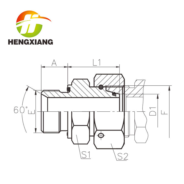 美制螺纹0形圈密封柱端ISO 11926 2MC-WD